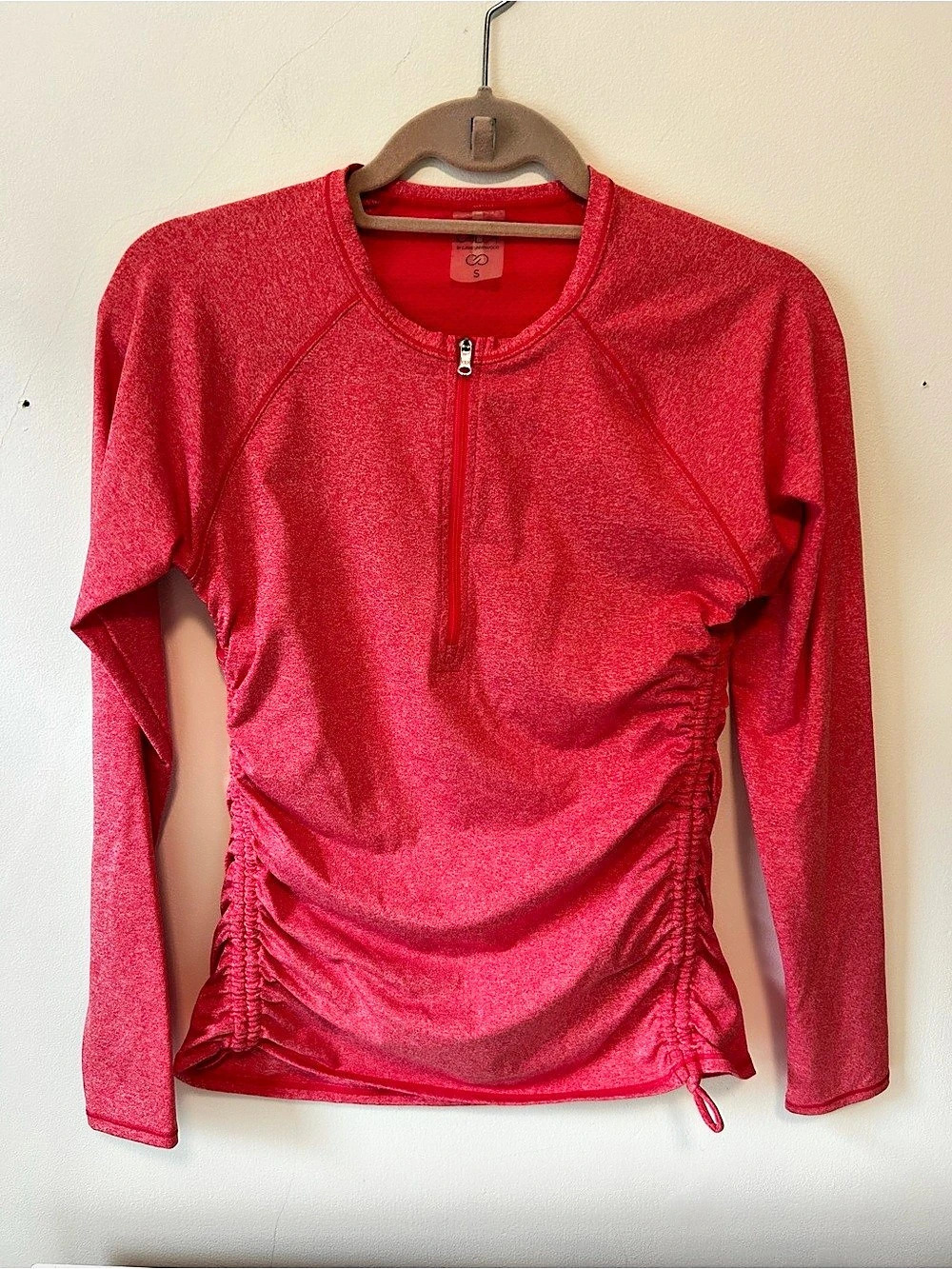 Calia by Carrie Underwood Long Sleeve Half-Zip in Pink Small Like New